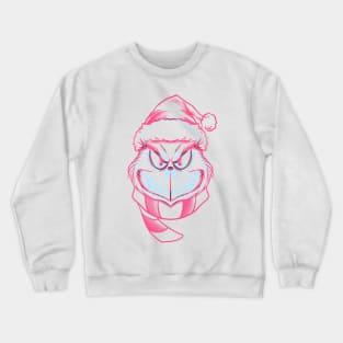 anaglyph grinch Crewneck Sweatshirt